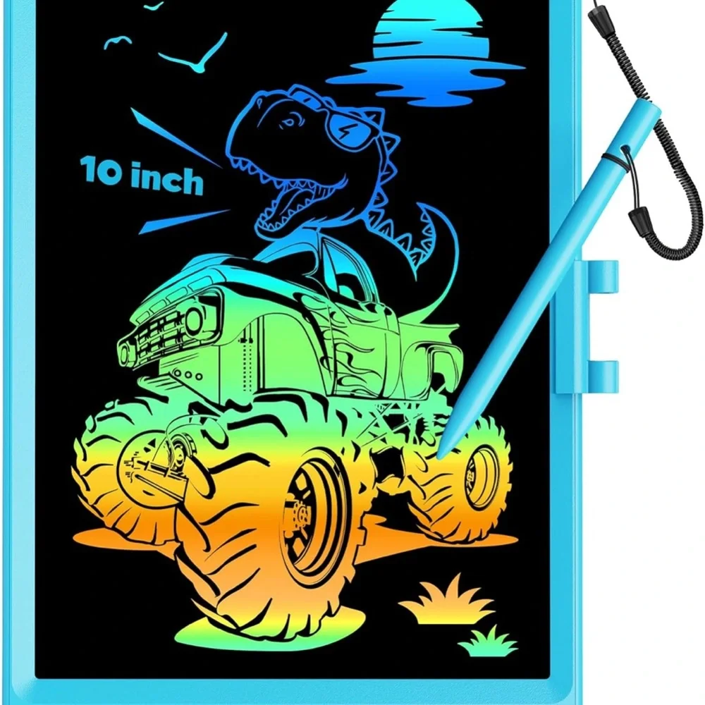 NEW KOKODI 10 Inch LCD Writing Tablet w Anti-Lost Stylus, Erasable Doodl…